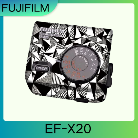 Flash Fujifilm EF-X20  - Pele câmera, adesivo câmera - com alta resistência a arranhões, à prova d'água e com design elegante.