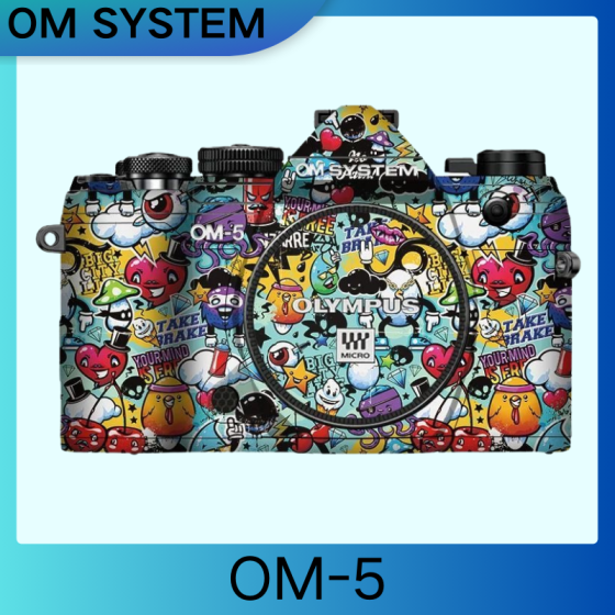 Corpo da Olympus OM-5  - Pele câmera, adesivo câmera - com alta resistência a arranhões, à prova d'água e com design elegante.
