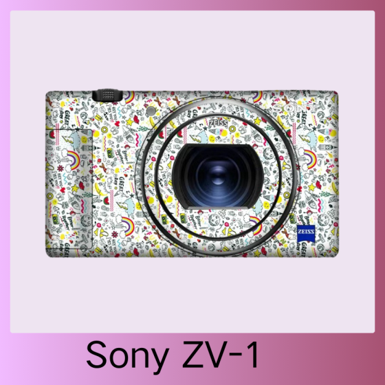 Corpo da Sony ZV-1  - Pele câmera, adesivo câmera - com alta resistência a arranhões, à prova d'água e com design elegante.